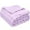 Purple, variant on Evlmd White Fleece Throw Blanket Baby for Boys Girls 40"x 60", 3D Bubble Blankets & Throws for Couch/Beds, Fuzzy and Cozy Blanket