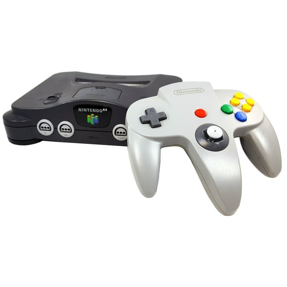 Refurbished Nintendo 64 N64 Video Game Console with Matching Controller and Cables
