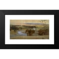 thumbnail image 2 of Arthur Streeton 14x9 Black Modern Framed Museum Art Print Titled - ‘Still Glides the Stream, and Shall for Ever Glide’ (1890), 2 of 5
