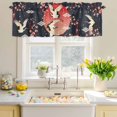 thumbnail image 4 of Valances for Windows Rod Pocket Short Curtain for Bathroom Living Room Bedroom 1 Panel 54x18in, 4 of 9
