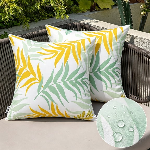 Summer Outdoor Waterproof Pillow Cover Garden Courtyard Sofa Chair Decoration Cushion Cover Geometric Pattern Home Decor(Multicolor-A)