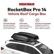 Yakima RocketBox Pro Rooftop Cargo Box - 14 Cu Ft - Black