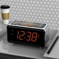 Emerson SmartSet Dual Alarm Clock Radio with Bluetooth Speaker and 1.4