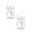 2Pack A 9.3" x 7.9", variant on Girls' High-End Appearance Customized Straw Cups Cute Cups High Capacity Wide Water Bottle â In Stock Stylish Cup For And Students Water Bottle For Children Water Bottle1100Ml