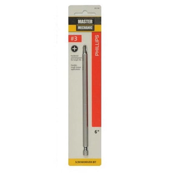 Disston 301146 6 in. No.3 Phillips Master Mechanic Screwdriver Bit