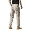 thumbnail image 3 of LEDUNTINO Men's Casual Cargo Pants, Workout Joggers, Relaxed Fit Stretch, Hiking Pants with Multi Pockets, Quick-Drying, 3 of 7