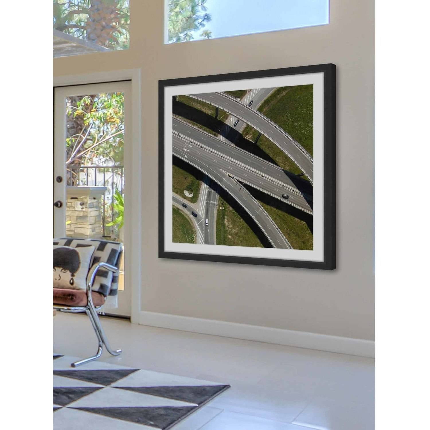 Marmont Hill "Highways" by Karolis Janulis Framed Painting Print