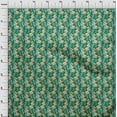 thumbnail image 4 of oneOone Cotton Silk Green Fabric Abstracts Craft Projects Decor Fabric Printed By The Yard 42 Inch Wide, 4 of 6