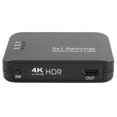 thumbnail image 4 of Zérodis 3x1 Switcher, Adaptateur, 3x1 4K 2.0 Switcher HD IR Adaptateur de Répartiteur de Télécommande avec Indicateur LED, 4 of 8