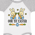 thumbnail image 4 of Inktastic 1st Easter Twin Boys Bunny Boys Baby Bodysuit, 4 of 5
