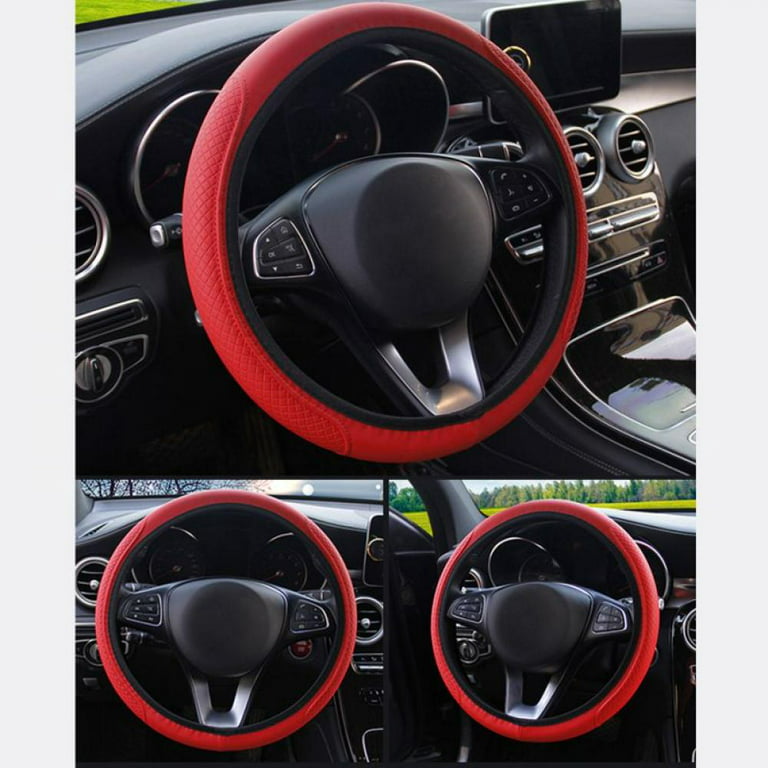  Red Steering Wheel Cover for Women, Cute Deer Universal Steering  Wheel Covers Soft Smooth and Easy to Grip Neoprene Red Car Accessories  Decor 14.5-15 Inch : Automotive