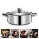 thumbnail image 4 of 1 olla de inducción práctica para el hogar, utensilios de cocina (plateada), 4 of 6