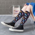 thumbnail image 6 of Picia Women Crew Soft Moisture-wicking Socks Cartoon Dinosaur Pattern Design Cotton Socks, One Size fit All, 6 of 9
