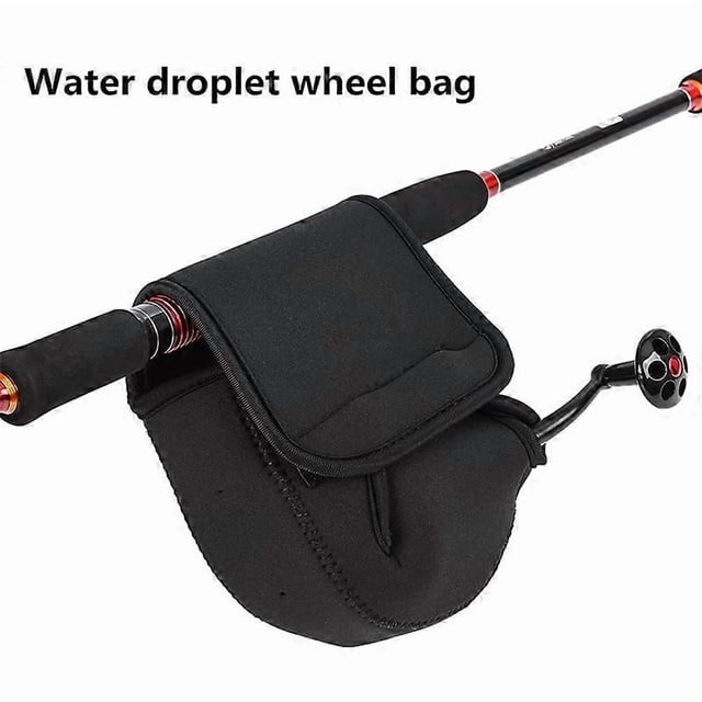 Housse pour Moulinet de Pêche Spinning P/M/G Sac de Rangement pour Roue de Pêche Étui Protecteur Sac Imperméable pour Moulinet Rangement Ensemble de Roues Antichute