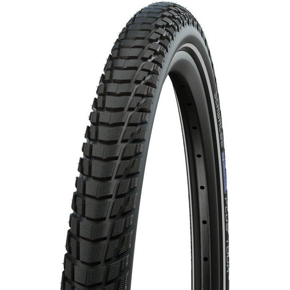 Schwalbe Marathon Plus Tour Tire - 26 x 2.0, Clincher, Wire, Black/Reflective, Performance Line, SmartGuard, Addix, E-50