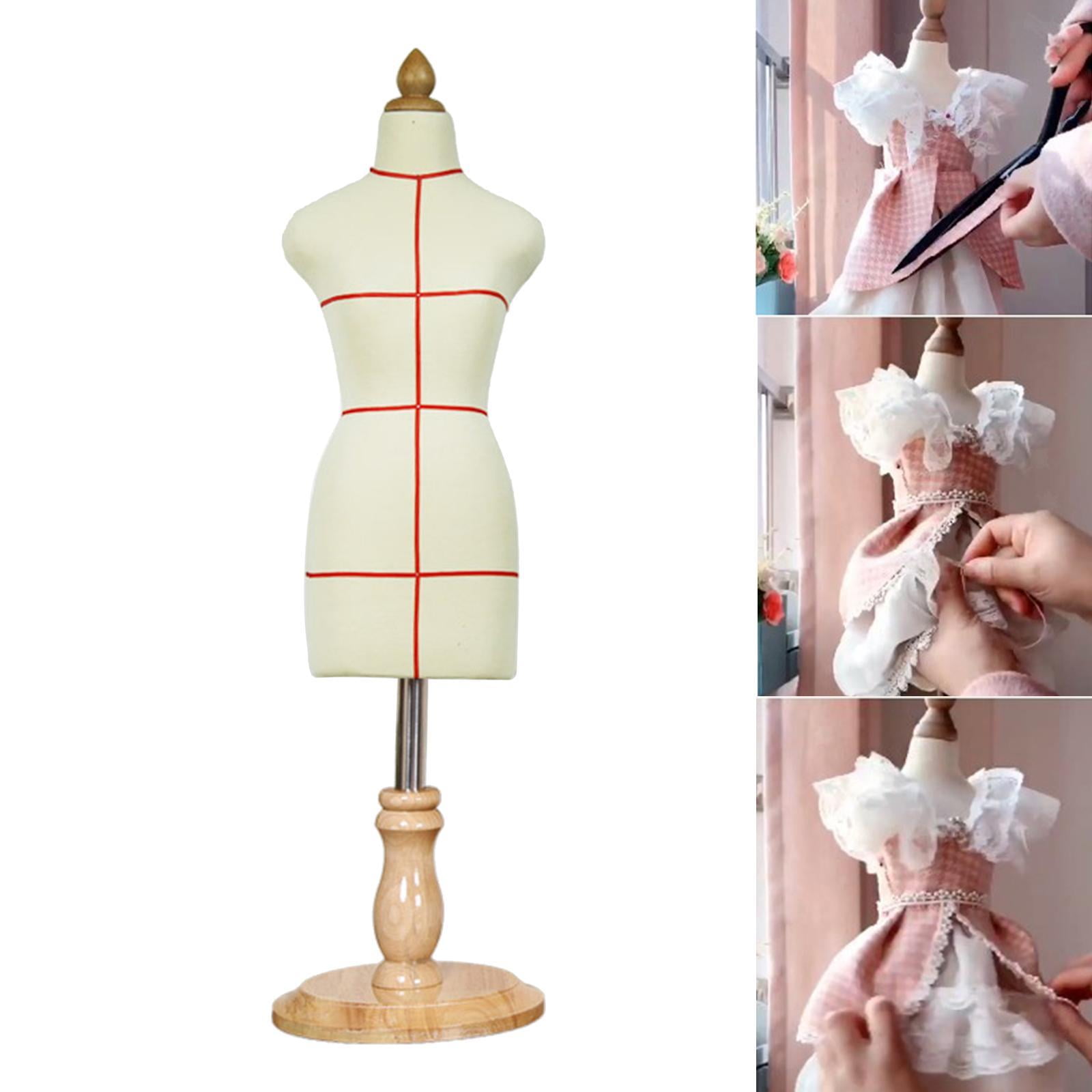 Mini Form Mannequin Adjustable Dressmaker Dummy Fully Pinnable For