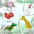 thumbnail image 3 of 5 animal walking balloons - giraffe + dinosaur + elephant + tiger + duck, 3 of 7