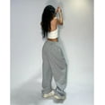 thumbnail image 2 of Wide Leg Sweatpants Women Baggy Pants Y2k Straight Leg Sweatpants with Pockets Low Rise Y2k Pants, 2 of 10