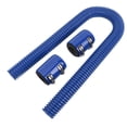 thumbnail image 1 of Stainless Steel Flex Radiator Hose Kit With Billet Clamps Versatile Cooling Water Pipe For Engine Compartment, 1 of 7