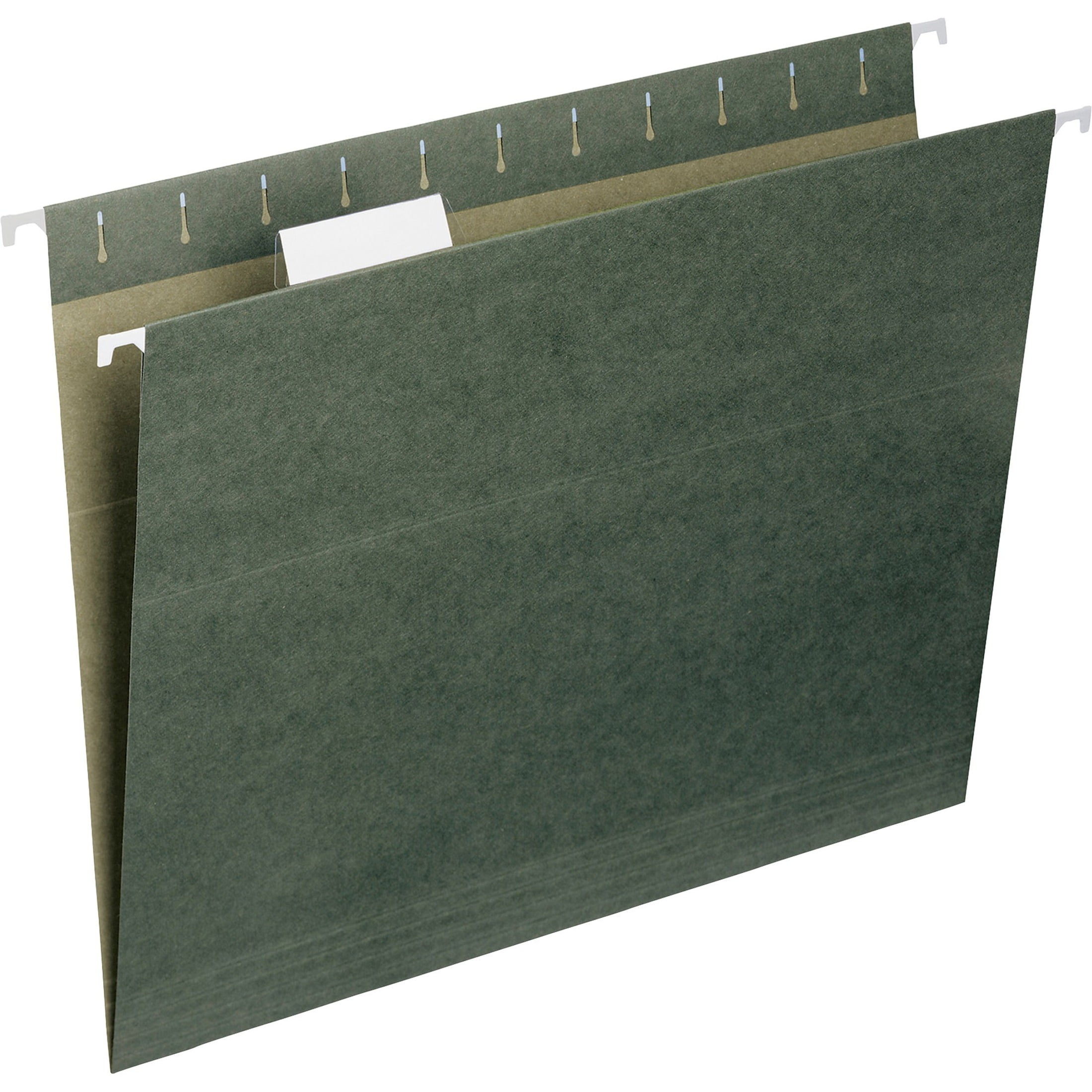 Smead Hanging Folders 1/5 Cut Tabs Standard Green 25 Per Box Letter (64055)