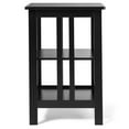 thumbnail image 5 of Nightstand 3-Tier Display Shelf Side Table Sofa End Table Corner Table Black, 5 of 8