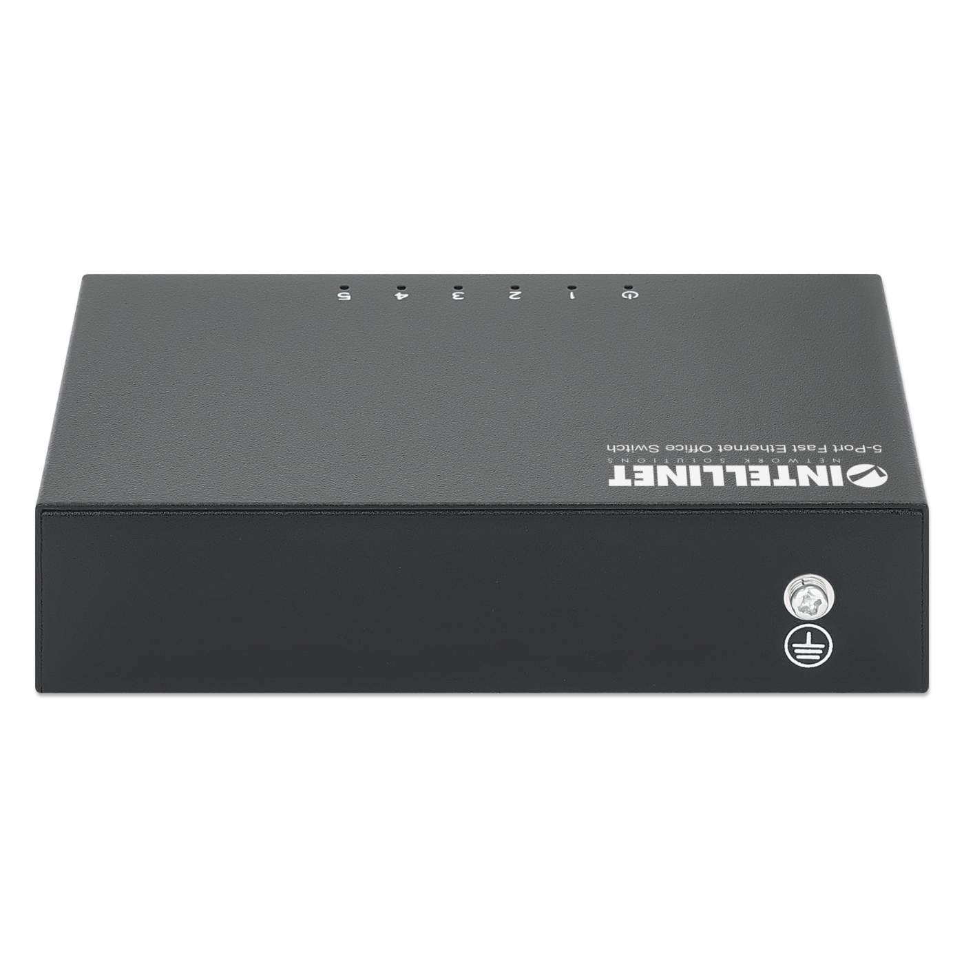Intellinet 5-Port Fast Ethernet Office Switch, Metal Housing