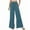 X043-Blue, variant on Wide Leg Palazzo Pants for Women Summer High Waist Flowy Loose Casual Lounge Trousers Beach Travel Vacation Clothes-Army Green M