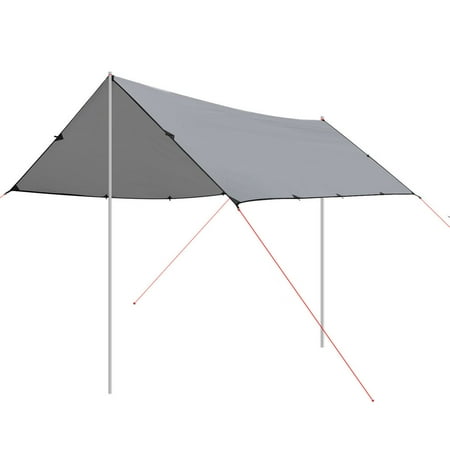 Outad 3X4 Meters Sun Sail Shade Ultra-Light 40D Silicon Coating Sun Sail Shade Canopyl For Outdoor