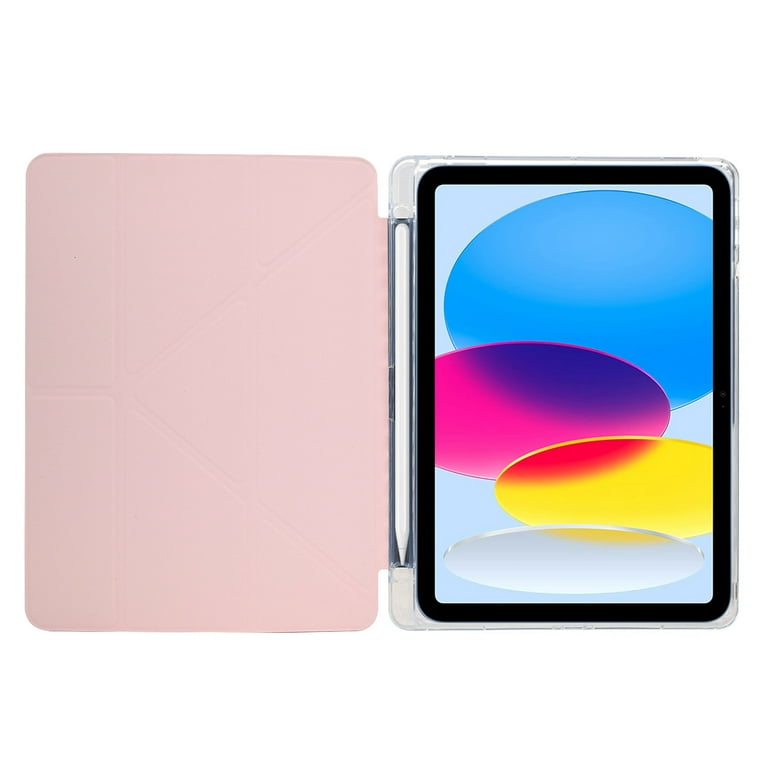Shockproof Glitter Folio Case For IPad 11th Gen 2025 (A16) & 10th Gen 2022 – Rose Pink, Built-in Pencil Holder, Magnetic Kickstand, Heavy Duty Protection