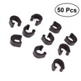 thumbnail image 4 of COMPUKAS 50Pcs Brake Hose Clamp C Style Buckle Plastic Black For Cyclists, 4 of 8