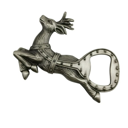 

Jierger Metal Elks Bottles Opener Zincs Alloy Three Dimensionals Animal Bottles Opener Suitable for Bar Bartender Men Women Kitchen Restaurant Party Supplies