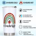 thumbnail image 2 of Teacher Appreciation Valentines Gifts, Best Teacher Gifts for Women - Gifts for Teachers, Teacher Birthday Gifts, 20 oz Stainless Steel Teacher Coffee Tumbler Cup, 2 of 6