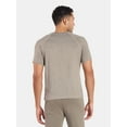 thumbnail image 4 of Athletic Works Men's and Big & Tall Men's Soft ButterCore Tee with Short Sleeves, Sizes S-5XL, 4 of 5