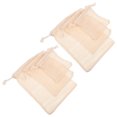 thumbnail image 1 of unbranded 6Ud Bolsas De Con Cordón Para Y Verduras Beige Reutilizables Y Duraderas Para Organización, 1 of 6