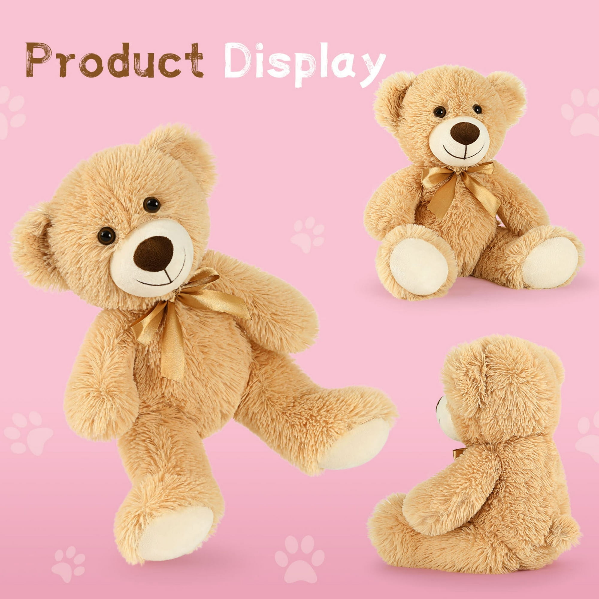 MaoGoLan 7 Packs Teddy Bear Stuffed Animals 14'' Bulk Teddy Bear Plush Toy