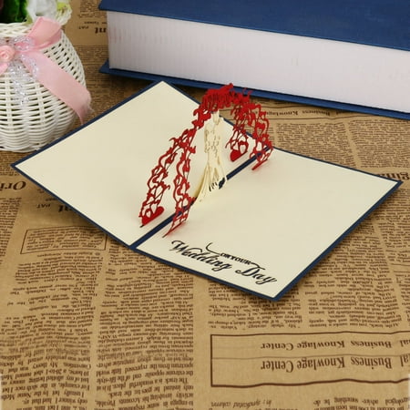 Bees Pop - BEAD BEE 3D Pop Up Cards Valentine Lover Happy Birthday Anniversary Greeting Cards