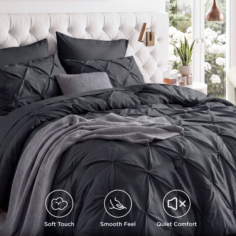 U by Bedsure Queen Pinch Pleat Comforter Set, 7-Piece photo 8