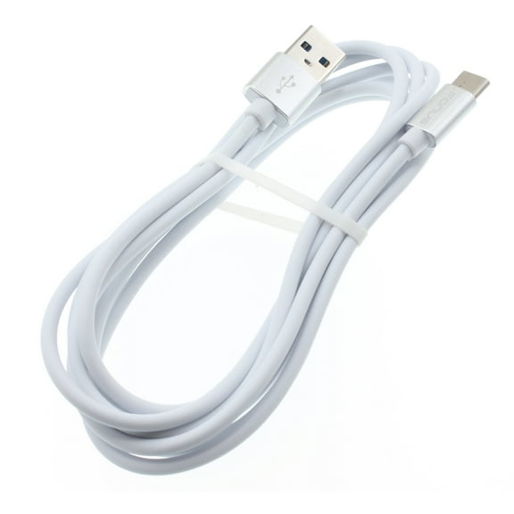 Type-C 6ft USB Cable for Samsung Galaxy Note 10/Plus - Charger Cord Power Wire USB-C Long Fast Charge Sync High Speed White W4Z