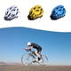 thumbnail image 3 of Monstrate Casco de ciclismo hueco: protección ligera de alta densidad Ajustable Hombre para una textura Resistencia al aire reducida Cadenas y protecciones para puertas de seguridad rojo blanco, 3 of 6