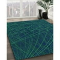 thumbnail image 2 of Ahgly Company Indoor Rectangle Patterned Deep-Sea Blue Area Rugs, 3' x 5', 2 of 6