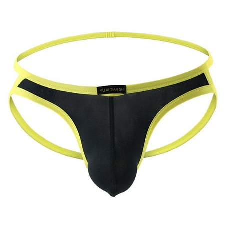 

Men Sexy Breathable Underwear Backless Jockstrap Briefs Underpants Thong