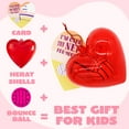 thumbnail image 3 of Joyfy 56 Pcs Valentines Day Cards Set for Kids (28 Bouncy Ball and 28 Cards),Prefilled Hearts with Sports Basketball Ball or Valentines Day Gifts for Kids Boys,Valentine Class Gifts Exchange Prizes, 3 of 7