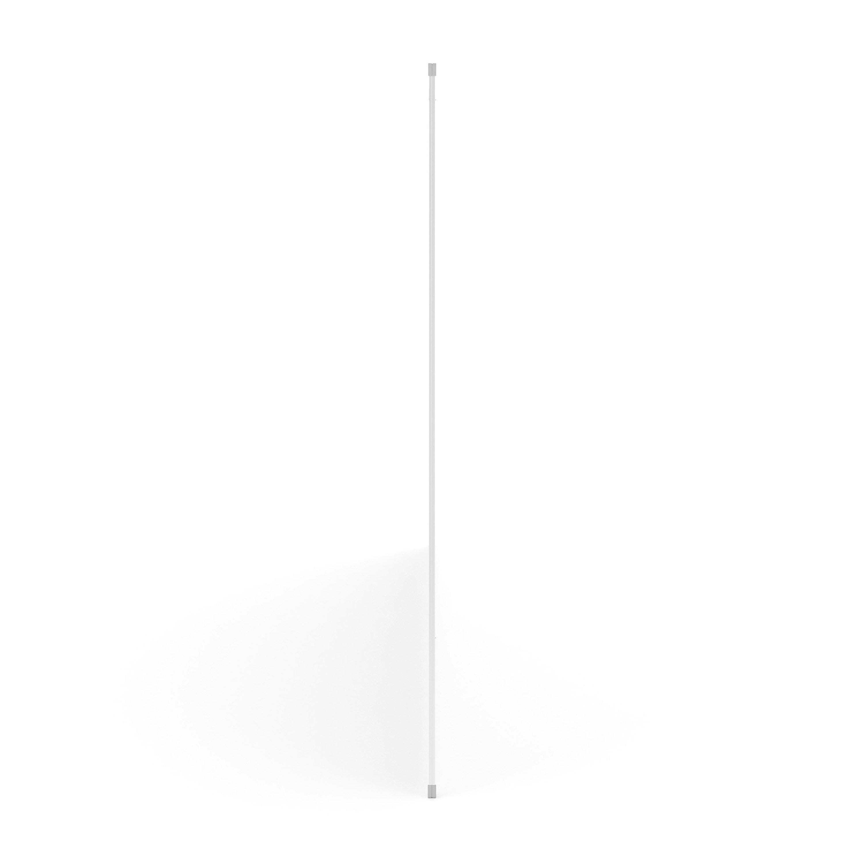 BizChair Commercial 72" x 40" Whiteboard, Aluminum Magnetic Dry Erase Board with Wall Mount, Marker Tray, Eraser, 3 Markers, 6 Magnets