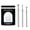 Ball/Flame/Inverted, variant on MelodySusie 4mm Ball Shape Cuticle Cleaner Nail Drill Bit, 3/32'' Carbide Diamond for Dead Skin Removal, Silver