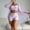 Purple, variant on EQWLJWE Athletic Swimsuits for Women's 3 Piece Swimsuits Tropical Push Up Bikini Sets Beach Suits with Kimono Cover Up for Vacation Dating