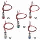 thumbnail image 2 of Practical 3V 5V 6V 12V 24V 220V P67 Waterproof 6Mm Led Metal Warning Indicator Light, 2 of 5