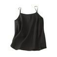 thumbnail image 2 of TMOYZQ Linen Tank Top for Women Cotton Linen Adjustable Strap Camisole Scoop Neck Sleeveless Cami Shirt Loose Fit Lightweight Summer Top, 2 of 3