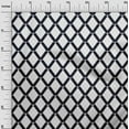 thumbnail image 3 of oneOone Rayon White Fabric Geometric Sewing Craft Projects Fabric Prints By Yard 56 Inch Wide, 3 of 5