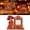 C, variant on Wooden Day of The Dead Photo Holder, Floral Skeleton Mexican Lady Tabletop Picture Display For Home Altar 8.07 in