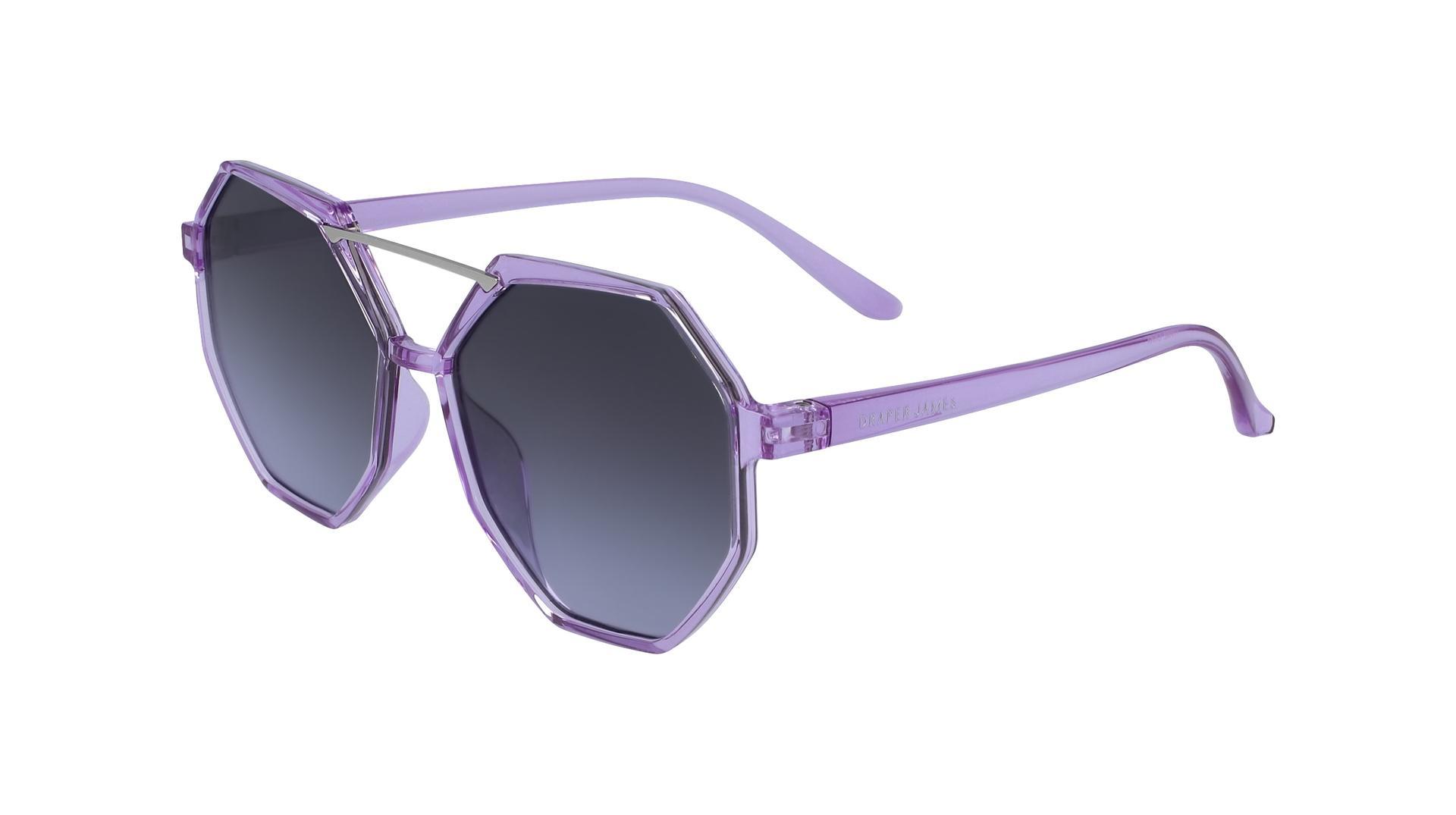 NEW Draper James DJ 7013 400 Blue Plaid Sunglasses with Grey  display picture 3